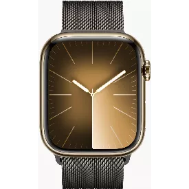 Умные часы Apple Watch Series 9 45 мм Stainless Steel Case GPS + Cellular, Graphite Milanese Loop